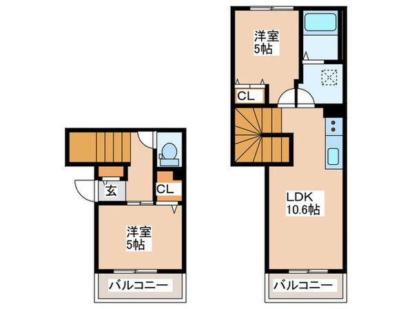 クラフト伏見の物件間取画像